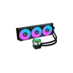 Lian Li GA II Trinity 360 Juoda | 360mm RGB | Skysčio au&scaron;intuvas