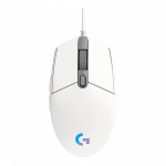 LOGITECH G102 LIGHTSYNC Corded Gaming Mouse - WHITE - USB - EER