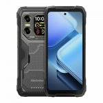 Blackview XPLORE 1X Rugged Phone 5G 6.78 inch FHD 2460x1080 120Hz + 2.01 inch 296x240 12/256Gb MT 7050 Octa-Core 2.4GHz 50MP Front 108+20MP Rear Cam Night vision WiFi6 NFC 10000mAh MIL-STD-810H Android 15 Black