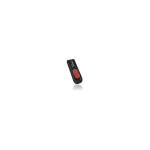 ADATA 16GB USB Stick C008 Slider USB 2.0 black red