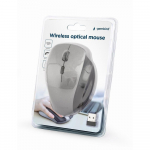 MOUSE USB OPTICAL WRL BLACK/SP. GREY MUSW-6B-02-BG GEMBIRD