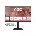 AOC | Q27E4CV | 27 " | IPS | QHD | 16:9 | 120 Hz | 4 ms | 2560 x 1440 pixels | 350 cd/m&sup2; | HDMI ports quantity 1 | Black