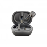 HP Poly Voyager Free 60+ UC M Carbon Black Earbuds +BT700 USB-C Adapter +Touchscreen Charge Case