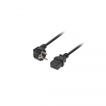 Lanberg | CEE 7/7- to IEC 320 C19 power cord, 16A VDE | CA-C19C-10CC-0018-BK
