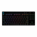 LOGITECH G PRO X TKL LIGHTSPEED Mechanical Gaming Keyboard - BLACK - US INT'L - TACTILE