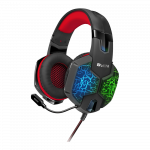 Gaming headphones with microphone SVEN AP-U988MV black-red
