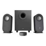 LOGITECH Z407 Android Edition speaker system for PC 2.1channel wireless Bluetooth USB 40 Watt Total graphite grey