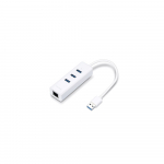 TP-LINK | USB 3.0 3-Port Hub & Gigabit Ethernet Adapter 2 in 1 USB Adapter | UE330