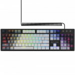 LORGAR Azar 514, Wired mechanical gaming keyboard, RGB backlight, 1680000 colour variations, 18 modes, keys number: 104, 50M