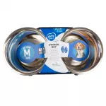 Metalinis stovas su dubenėliais - M-940ml-2x17cm