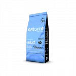 NATUREA NATURALS ADULT SALMON sausas maistas &scaron;unims su la&scaron;i&scaron;a - 12 kg
