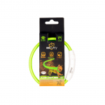 Antkaklis &scaron;unims &scaron;viečiantis, nailonas, USB - 35 cm / Žalia