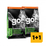 GO! CARNIVORE Adult+Kitten GRAIN FREE Freshwater Trout with Salmon (begrūdis su upėtakiu ir la&scaron;i&scaron;a) - 3.7 kg