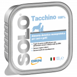 Solo konservai &scaron;unims ir katėms su kalakutiena (Tacchino) - 16 x 100 g