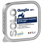 Solo konservai &scaron;unims ir katėms su putpele (Quaglia) - 100 g