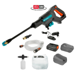 Plovykla akumuliatorinė GARDENA AquaClean 24/18V P4A Premium su baterija