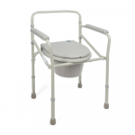 Sulankstoma tualeto kėdė pacientams iki 120 kg