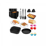 16 dalių oro gruzdintuvės priedų rinkinys &bdquo;Philips, Ninja, Tefal&ldquo; (5,5&ndash;8 l)
