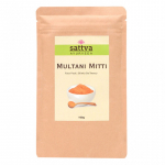 Fulerio žemės milteliai veido kaukei Multani Mitti, Sattva Ayurveda, 100g