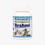 Mėlynžiedė ta&scaron;kuonė Brahmi, ekologi&scaron;ka, Planet Ayurveda, 60 kapsulių
