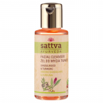 Veido prausiklis su santalu ir ciberžole Sandalwood, Sattva Ayurveda, 100ml