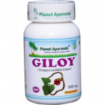 &Scaron;irdžialapė drabsnė Giloy Guduchi, ekologi&scaron;ka, Planet Ayurveda, 60 kapsulių