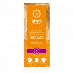 Augaliniai &scaron;viesių ar žilų plaukų dažai Medium Blond, Khadi, 100g