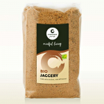 Nerafinuotas cukranendrių cukrus Jaggery, Cosmoveda, 400 g