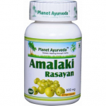 Indi&scaron;kasis lapainis Amla Amalaki Rasayan, ekologi&scaron;kas, Planet Ayurveda, 60 kapsulių