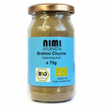 Mėlynžiedės ta&scaron;kuonės milteliai Brahmi Premium, Nimi Ayurveda, 75g
