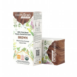 Augaliniai rudos spalvos plaukų dažai Brown, Cultivator's, 100g