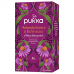 &Scaron;eivamedžių uogų ir ežiuolės arbata Echinacea, Pukka, 20 pakelių