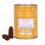 Atvirk&scaron;tinio smilkymo kūginiai smilkalai Nag Champa, Goloka, 24 vnt.