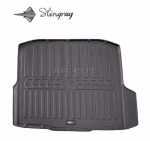 Guminiai bagažinės kilimėliai SKODA Octavia III A7 2013-2020 (universalas su niches) juodi /6020151