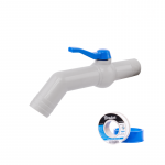 Ventilis 45&deg; plastikinis 1" i&scaron;.sr. x 32 mm žarna