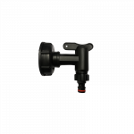 Pajungimas prie IBC konteinerio 60mm su kraneliu