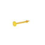 Plastikinis skylamu&scaron;is 3-4 mm, geltonas