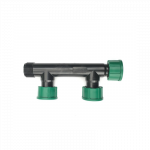 Irritec Kolektorinis tri&scaron;akis 2-jų jungčių 1" i&scaron;. sr. x 1" x 1" x 1" vid. sr. su tarpinėmis