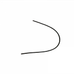 VOLPI Originale PVC žarnelė purk&scaron;tuvui 120 cm juoda