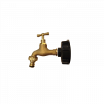 Pajungimas prie IBC konteinerio 60mm su žalvariniu kraneliu