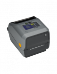 Zebra ZD621R, 8 dots/mm (203 dpi), peeler, disp. (colour), RTC, RFID, USB, USB Host, RS232, BT (BLE), Ethernet, grey