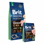 Brit Premium by Nature Junior XL sausas maistas &scaron;unims, 15 kg