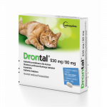 Drontal Cat tabletės nuo kirminų katėms, 1 tabl.