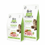 Brit Care Cat Senior Weight Control begrūdis sausas maistas senyvoms katėms, 2 kg