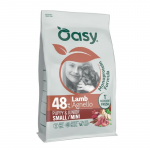 Oasy Monoprotein Puppy Small and Mini sausas pa&scaron;aras su ėriena mažų veislių &scaron;uniukams, 2 kg