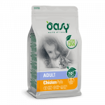 Oasy Adult Cat Chicken sausas maistas su vi&scaron;tiena katėms, 7.5 kg