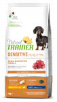 Natural Trainer Sensitive Adult Mini Lamb sausas maistas su ėriena &scaron;unims, 7 kg