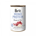 Brit Care Mono Protein Lamb & Rice vieno baltymo konservai &scaron;unims, 400 g