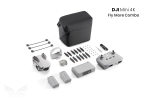 DJI Mini 4K Fly More Combo dronas su papildomais aksesuarais