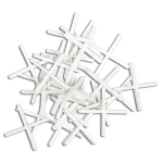 Kryžiukai glazūruotoms plytelėms, 1mm 100vnt